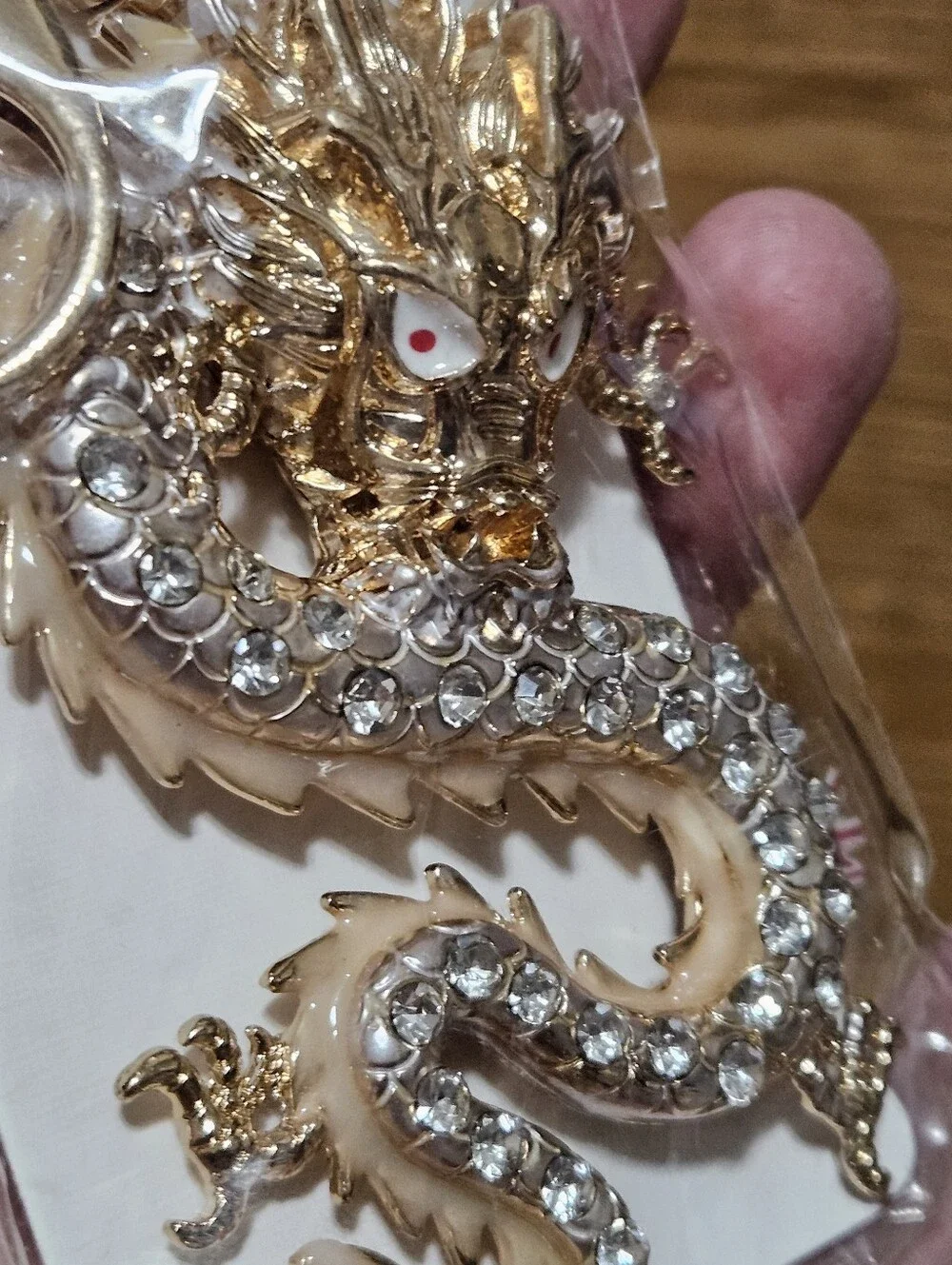 Gold Dragon Keychain
